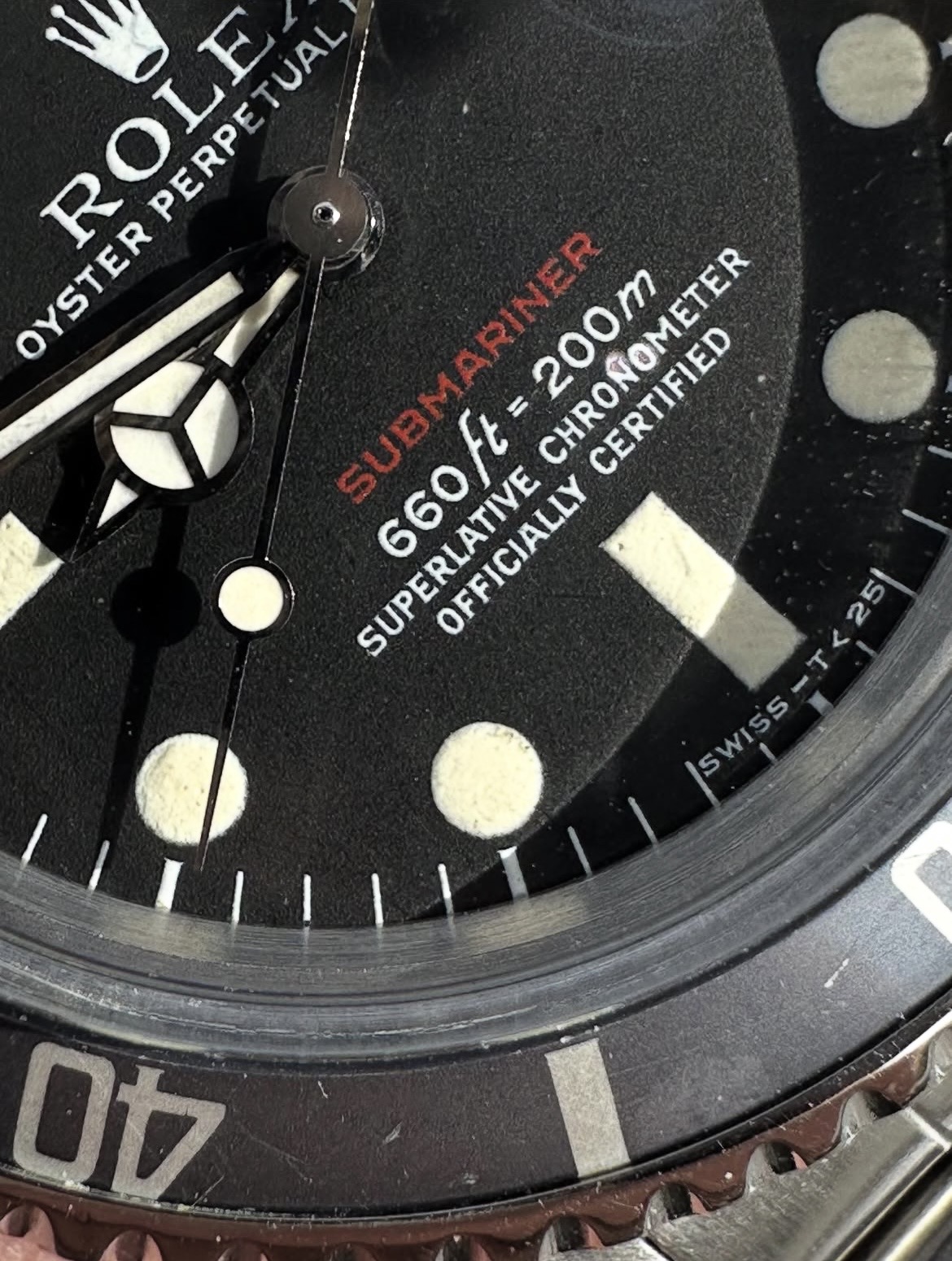 Rolex Submariner 1680 Red MK5