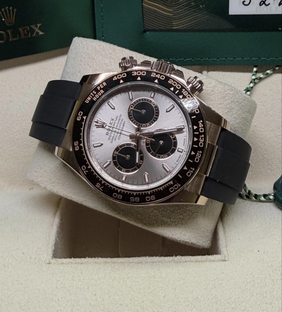 Rolex Rolex Daytona · 126515LN Or rose Cadran sundust · Bracelet Oysterflex · Full set · État neuf