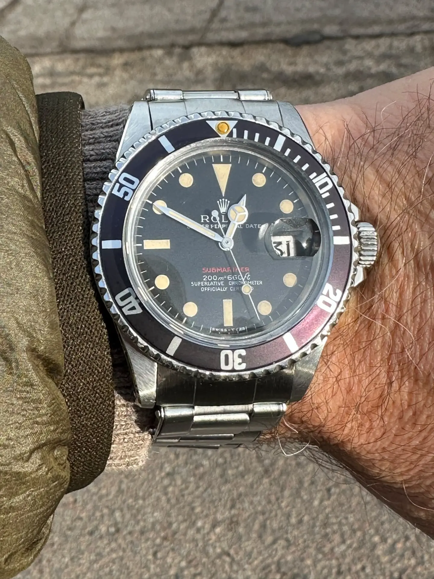 Rolex Submariner « Red » 1680 Mk1 « Meters First »